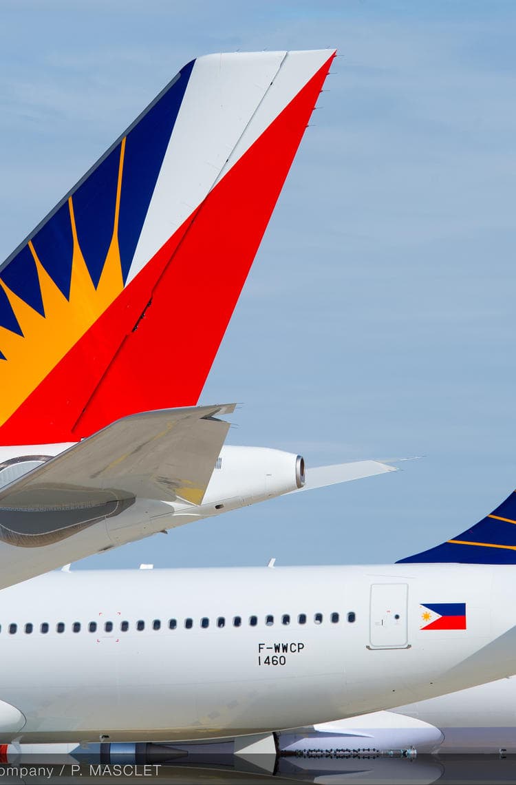 Philippine Airlines tail fins